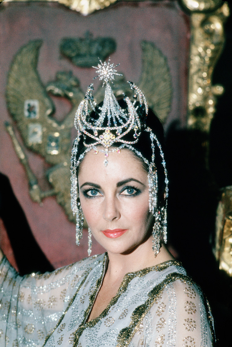 Elizabeth Taylor photo taken in 1975 during the filming of The Blue Bird by Milton H Greene